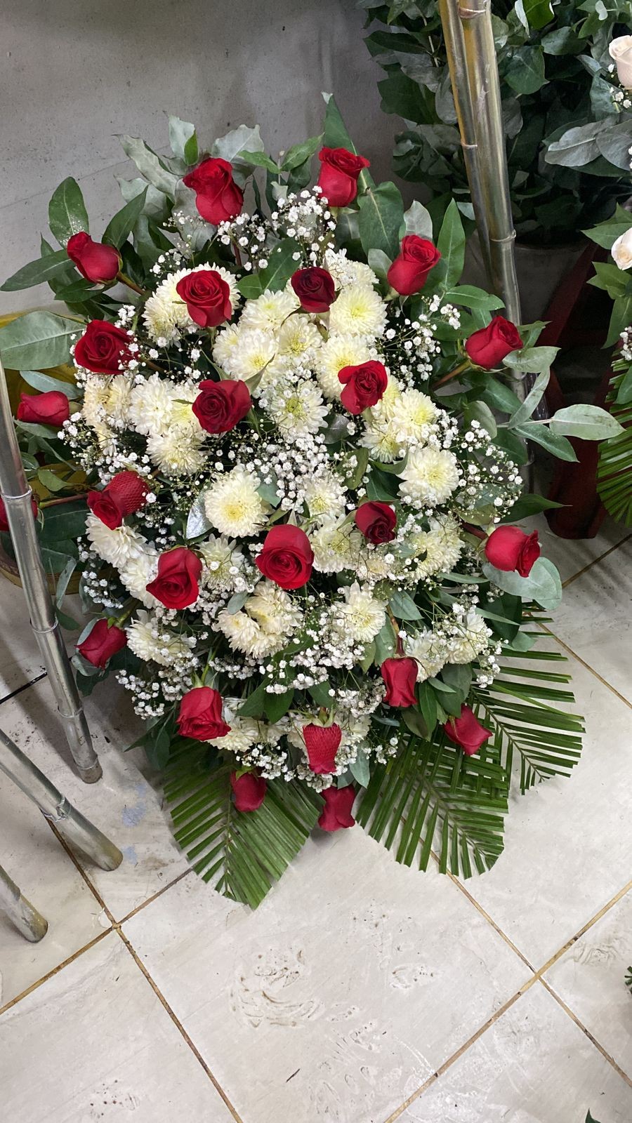 Lágrimas floral para difunto